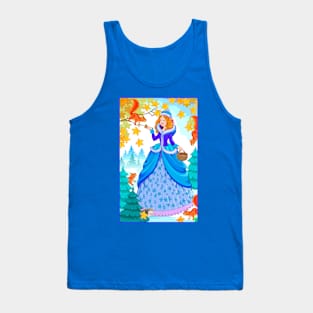 Princess in autumn forest Tank Top